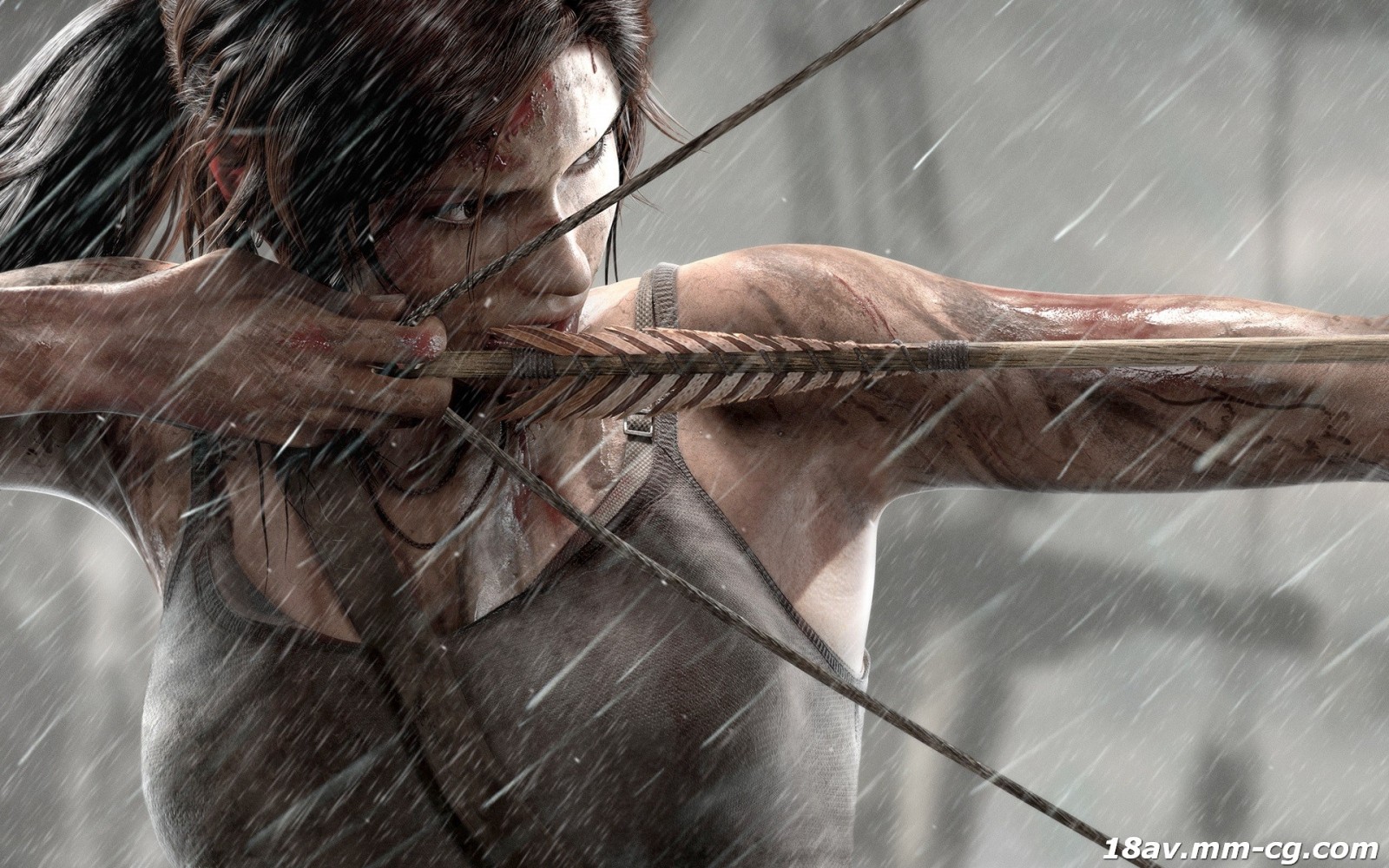 [3D][無字]Lara in trouble IV in Tomb Raider Underworld