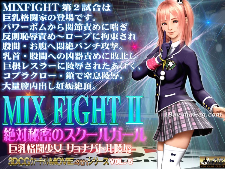 [3D]MIX FIGHT2絶対秘密のスクールガール